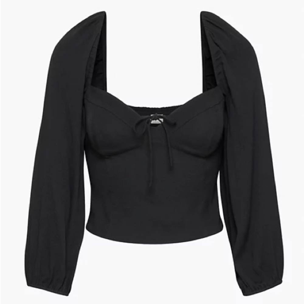 Aritzia Wilfred Novella Blouse black